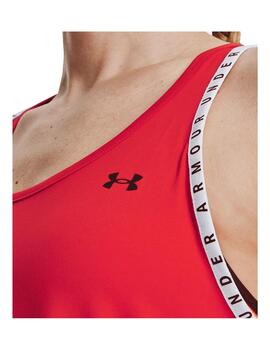 Camiseta Mujer Under Armour Knockout Rojo