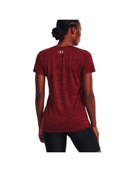 Camiseta Mujer Under Armour Tech™ Roja Granate
