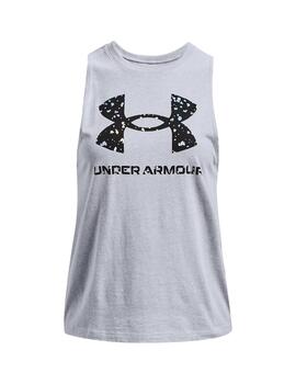 Camiseta Mujer Under Armour Live Sportstyle Gris