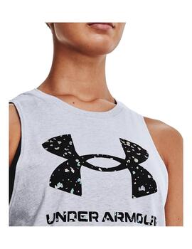 Camiseta Mujer Under Armour Live Sportstyle Gris