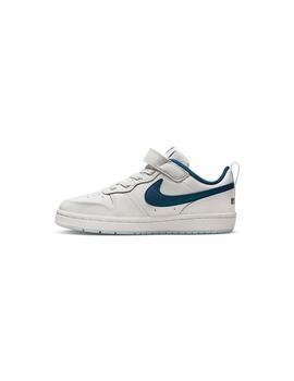 Zapatilla Unisex Nike Court Borough Low Blanco/Azu