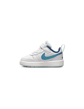 Zapatilla Niñ@ Nike Court Borough Low 2 SE Blanco/Azul