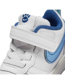 Zapatilla Niñ@ Nike Court Borough Low 2 SE Blanco/Azul