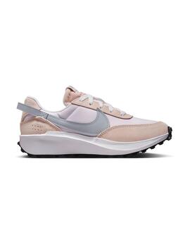 Zapatilla Mujer Nike Waffle Debut Rosa Gris