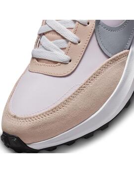 Zapatilla Mujer Nike Waffle Debut Rosa Gris