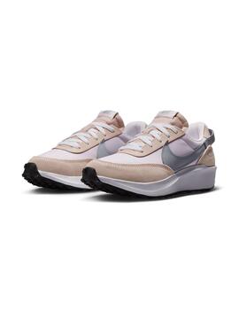 Zapatilla Mujer Nike Waffle Debut Rosa Gris