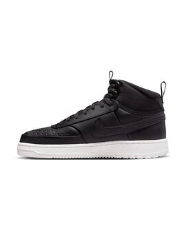 Zapatilla Hombre Nike Court Vison Mid Wntr Negro