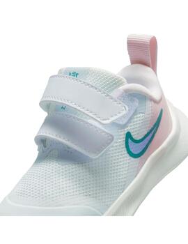 Zapatilla Niña Nike Star Runner Blanca Rosa