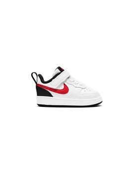 Zapatilla Niñ@ Nike Court Borough Low Blanca Rojo