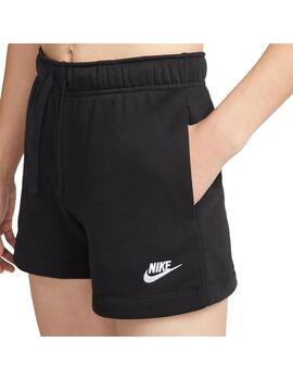 Short Mujer Nike Bsw Club Flc Negro