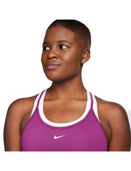 Camiseta Mujer Nike One Df Granate