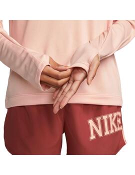 Sudadera Mujer Nike Swoosh Run Rosa