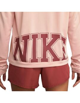 Sudadera Mujer Nike Swoosh Run Rosa