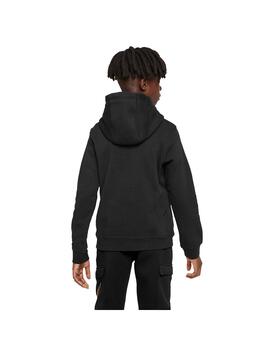 Sudadera Niño Nike Nsw Sos Negra Dorada