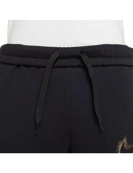 Pantalon Niña Nike Nsw Fleece Negro