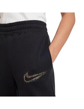 Pantalon Niña Nike Nsw Fleece Negro