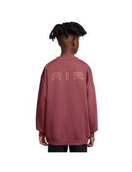 Sudadera Junior Nike Air Icon Fleece Marrón