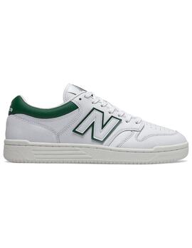 Zapatilla Unisex New Balance 480 Blanca Verde