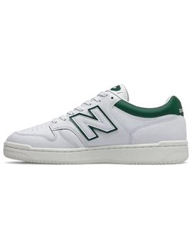 Zapatilla Unisex New Balance 480 Blanca Verde