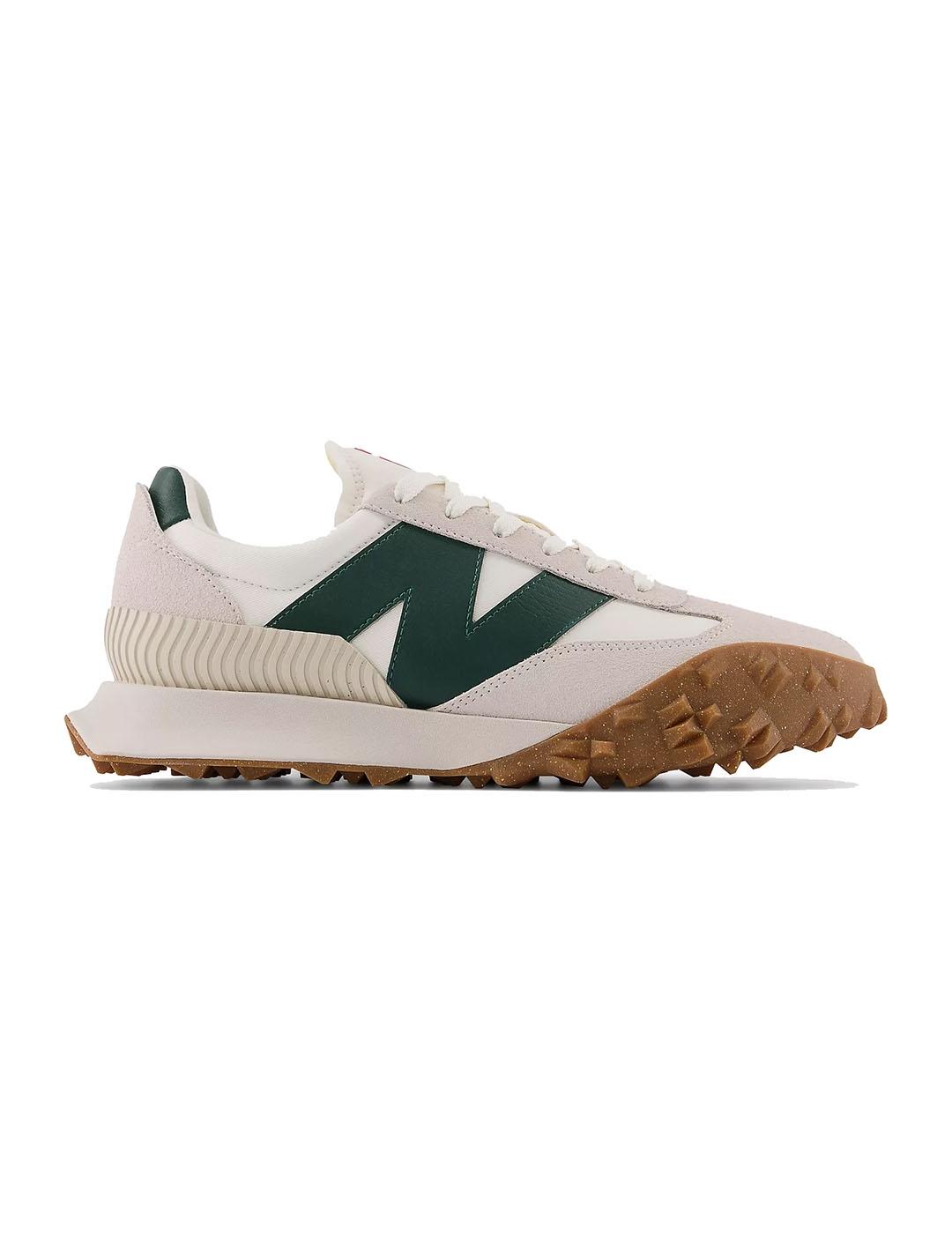 New balance blancas outlet suela marron