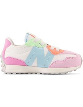 Zapatilla Baby New Balance Multicolor 327 Blanco