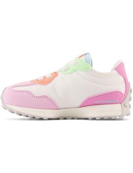 Zapatilla Baby New Balance Multicolor 327 Blanco