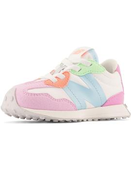 Zapatilla Baby New Balance Multicolor 327 Blanco