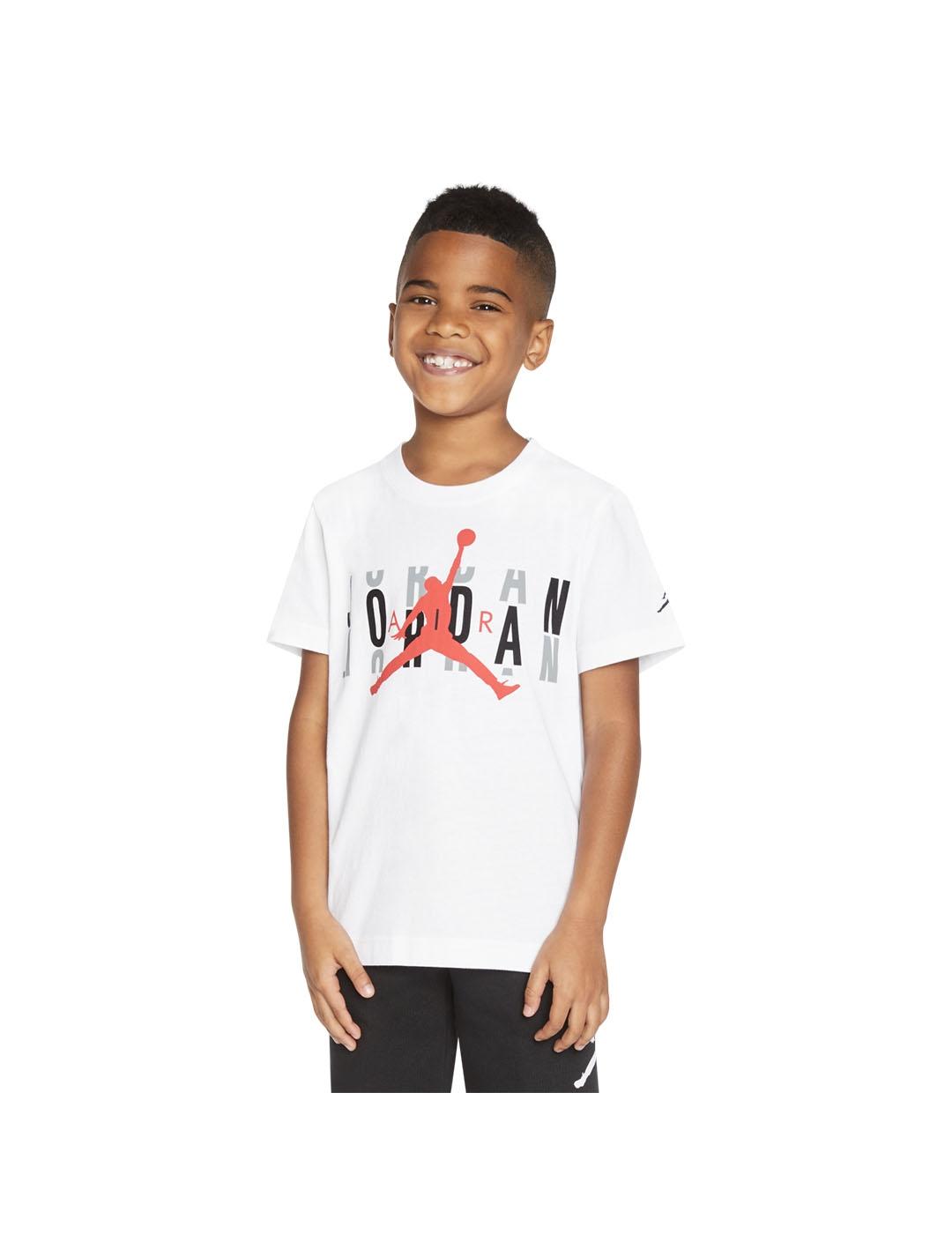 Camiseta Niño Nike Jordan High Brand Blanco