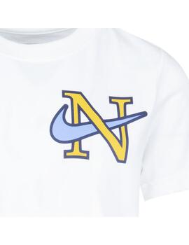 Camiseta Niño Nike Globe Blanca
