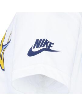 Camiseta Niño Nike Globe Blanca