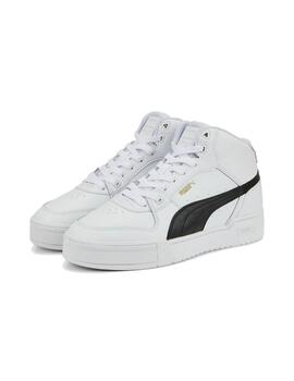 Zapatilla Hombre Puma CA Pro Mid Blanca Negra