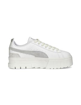 Zapatilla Mujer Puma Mayze Trifted Blanca Gris