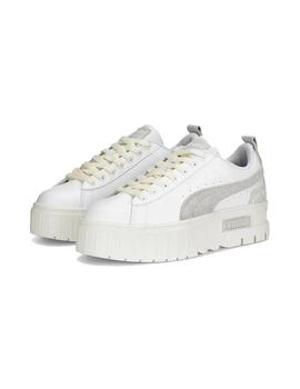 Zapatilla Mujer Puma Mayze Trifted Blanca Gris