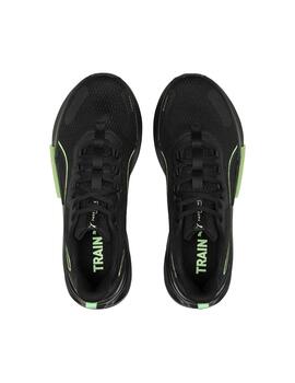 Zapatilla Hombre Puma PwrFrame TR 2 Negro/Flúor