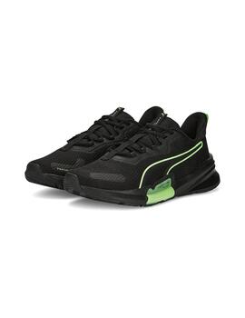 Zapatilla Hombre Puma PwrFrame TR 2 Negro/Flúor