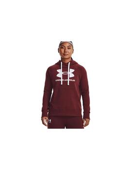 Sudadera Mujer Under Armour Rival Fleece Granate