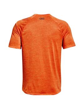 Camiseta Hombre Under amour Tech 2.0 Naranja