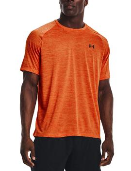 Camiseta Hombre Under amour Tech 2.0 Naranja