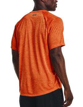 Camiseta Hombre Under amour Tech 2.0 Naranja