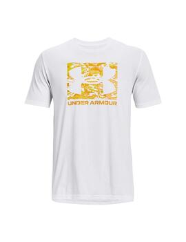 Camiseta Hombre Under Armour Abc Camo Blanca