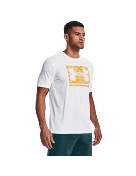 Camiseta Hombre Under Armour Abc Camo Blanca