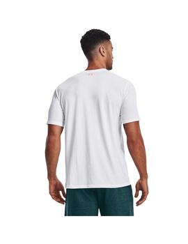 Camiseta Hombre Under Armour Abc Camo Blanca