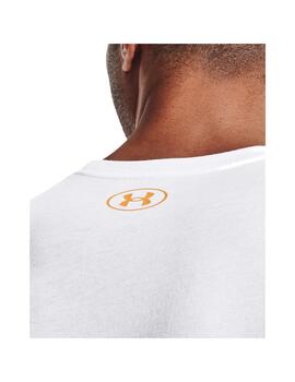 Camiseta Hombre Under Armour Abc Camo Blanca
