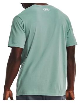 Camiseta Hombre Under Amour Camo Verde
