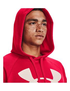 Sudadera Hombre Under Armour Rival Fleece Roja