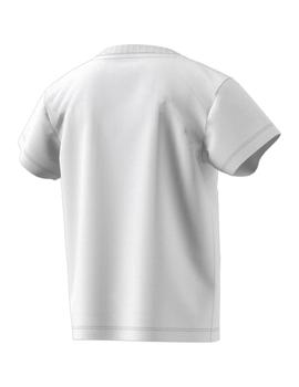 Camiseta Niño adidas Trefoil Blanca Camuflaje