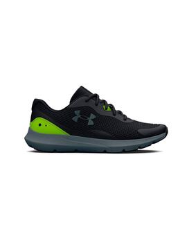 Zapatilla Hombre Under Armour Surge 3 Negra Gris