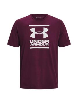 Camiseta Hombre Under Armour Foundation Granate