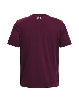 Camiseta Hombre Under Armour Foundation Granate