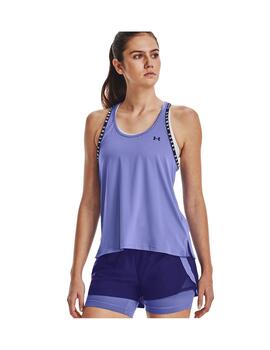 Camiseta Mujer Under Armour Knockout Azul